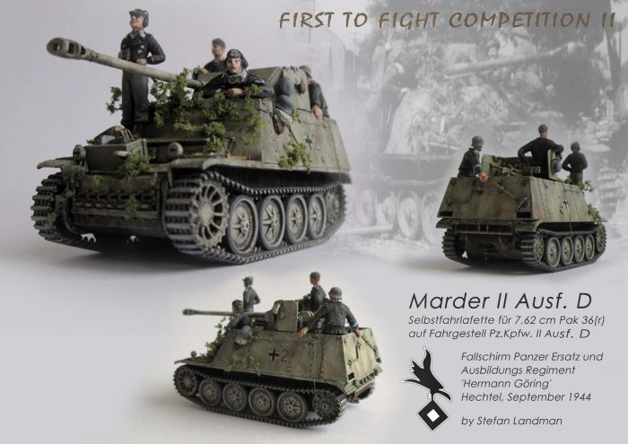 Marder IID - artwork for the First To Fight Competition 